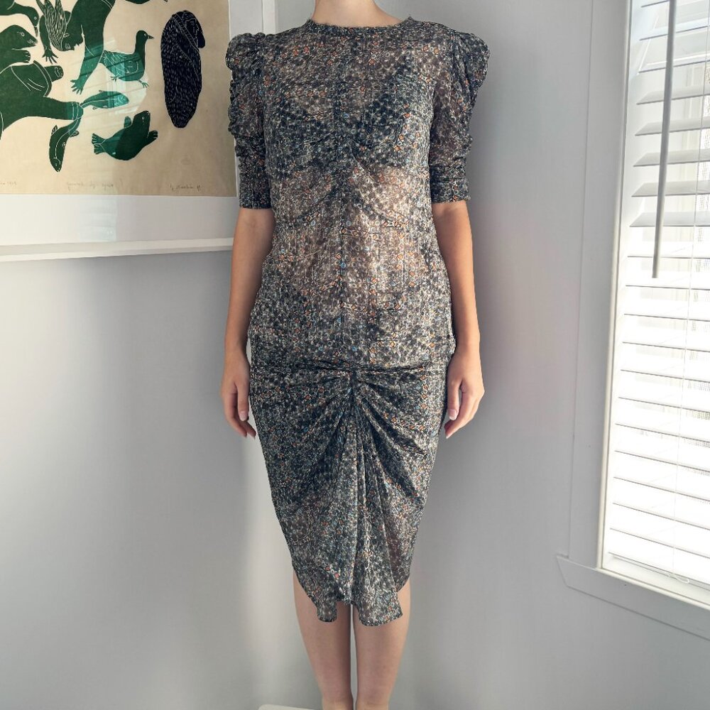 Isabel Marant x H&amp;M Printed Blouse, size 4 (fits like size 0!!) - Picture 8 of 10